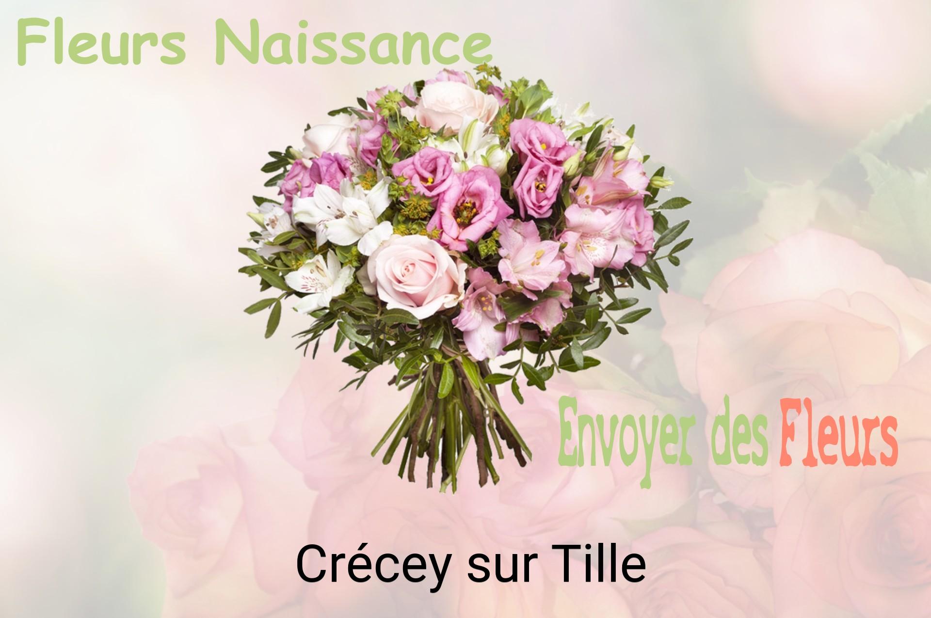 Bouquet de fleurs de naissance livré à Crécey-sur-Tille