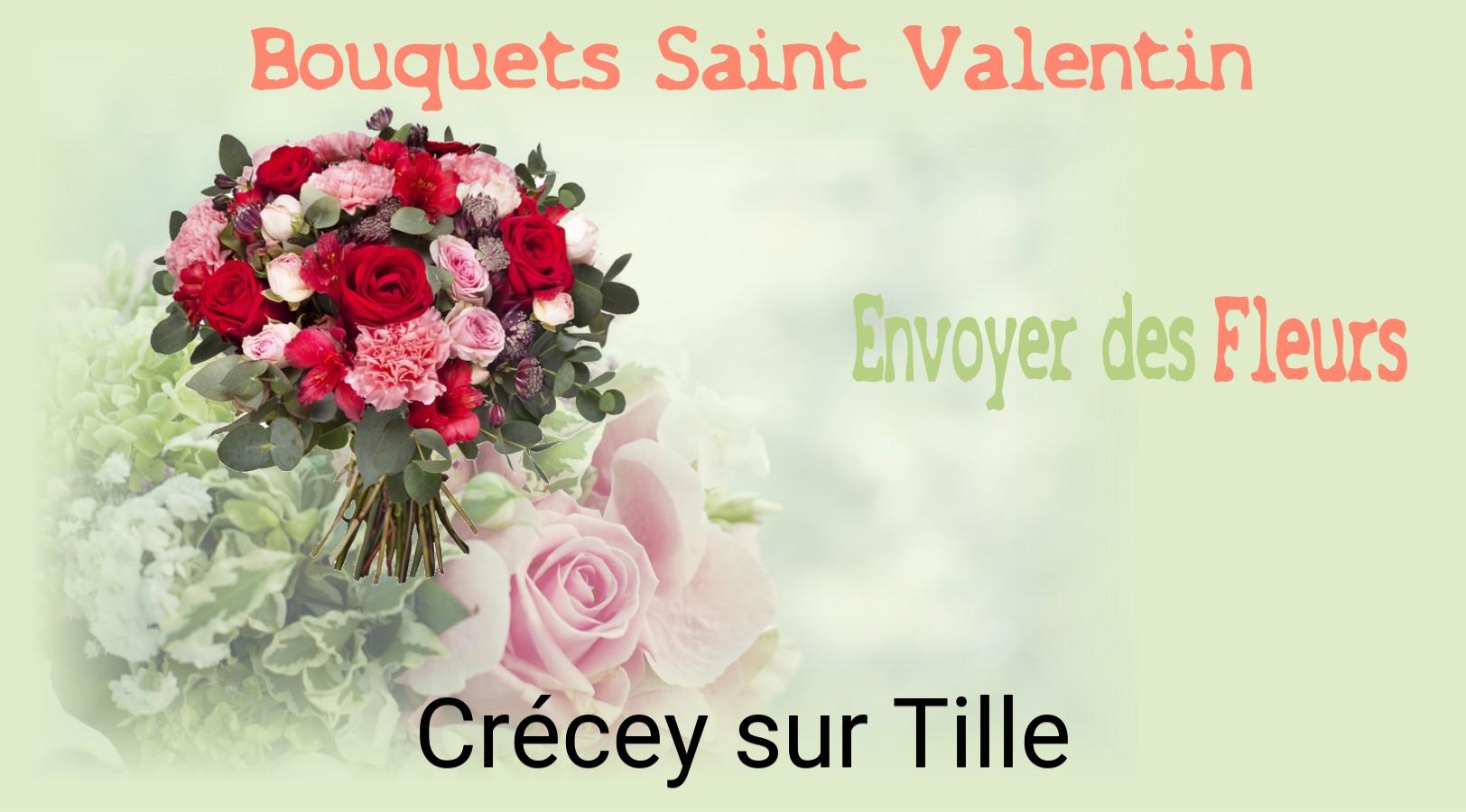 Roses de Saint-Valentin livrées à Crécey-sur-Tille